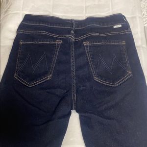 Dark washed Mother of Denim Jeans